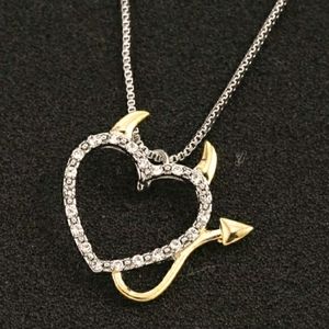🖤Bad Girl's Devil🖤Heart Necklace🖤